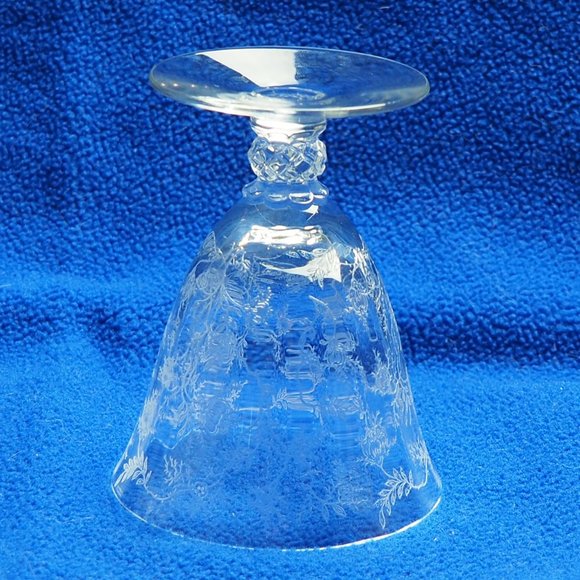 Vintage Fostoria Chintz Oyster/Fruit Cocktail - Picture 9 of 14